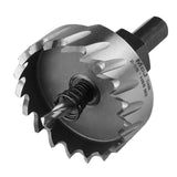 McJ Tools 21/8 Inch HSS M2 Drill Bit Hole Saw for Metal, Steel, Iron, Alloy, Ideal for Electricians, Plumbers, DIYs, Metal Prof