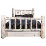 Montana Woodworks Bear Design Laser Engraved Storage Bed (Twin: 87 In. L X 46 In. W X 47 In. H (314 Lbs.))