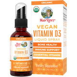MaryRuth Organics Vitamin D USDA Organic | Vitamin D3 Liquid | Sugar Free | Liquid Vitamin D Spray Immune Support for Adults & K