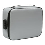 Fireproof Document Bag With Lock Practical For Office Certificates Paperwork Silver And 3 Layer
