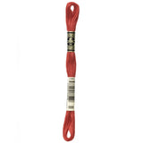 DMC 117666 Six Stranded Cotton Embroidery Floss, Bright Christmas Red, 8.7Yard