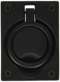 Baldwin 0395190 Flush Ring Pull, Black