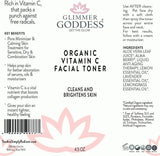 Glimmer Goddess Organic Vitamin C Facial Toner