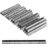 SITLDY Beveled Chiseled Pointed Heavy Duty T50 304 Stainless Steel Staples 1300-Count 5 Sizes Includes: 1/4, 5/16, 3/8, 1/2, 9/1