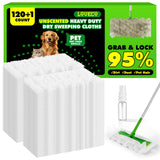 120Count Heavy Duty Dry Cloths Compatible with Swiffer Sweeper Mop