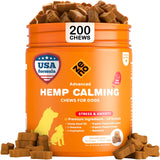 ZENO Hemp Calming Chews for Dogs Anxiety 200 pcs - Beef Flavored - Dog Anxiety Relief - Calming Chews - Melatonin for Dogs - for