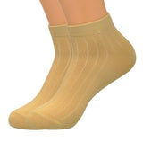 Sqinelli Cotton Ankle Length Socks For Men & Women 1 Pairs Socks Blue, Black, Brown, White, Gray, Pack Of 1 Set Scoks (Light Cre