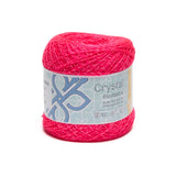 Crystal [100grs] - Monarca - Fine Mexican Crochet Thread Yarn for Clothing and Crafts - Color 044- Red Pink 066