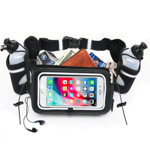[Voted No.1 Hydration Belt] Runtasty Winners' Running Fuel Belt - Includes accessories: 2 BPA Free Water Bottles & Runners Ebook