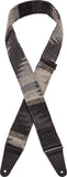 Fender Zion Guitar Strap, 2in, Adjustable Strap, Crafted From Thick, Double-sided Polyester Cotton Weave, Leather Ends, Gray Azt