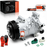 A-Premium Air Conditioner AC Compressor with Clutch Compatible with Toyota Corolla 1.8L 2014-2019, Corolla iM 1.8L 2017-2018