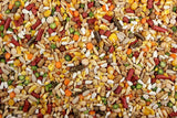 DelightFood Chicken Feed, Whole Ingredient Chicken Treat, Wied Variety of Grains Poultry Feed (5 Pound (Pack of 1), High-Octain 