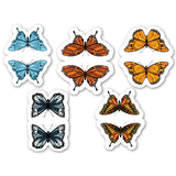woopme Butterfly Them Magnetic Bookmark for Book Lovers Readers Students Gift Magnetic Page Clips Folding Set of 5