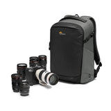 Lowepro Flipside BP 400 AW III Mirrorless and DSLR Camera Backpack Dark Grey with Rear Access with Side Access with Adju