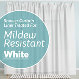BigFoot Shower Curtain Liner - 72 x 84 PEVA Premium Shower Curtain with Rustproof Metal Grommet and 3 Magnetic Weights - Odor Fr
