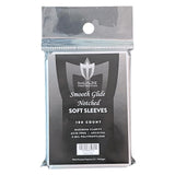 Max Protection Notched Penny Sleeves - 100ct Packs - Easy Glide Notched Card Holders- Premium, Acid-Free & Archival Safe Protect