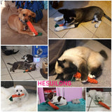 HESUILONG Dog Toys 3 PCS Puppy Teething Chew Toys,Dog Rope Toys,Cat Chew Toys,Safe Braided Rabbit Toys Healthy Gift