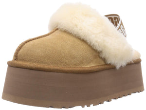 UGG Women's Funkette Slipper, Chestnut, 08