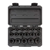 TEKTON 1/2 Inch Drive 6Point Impact Socket Set, 17Piece (5/1611/4 in.) | SID92301