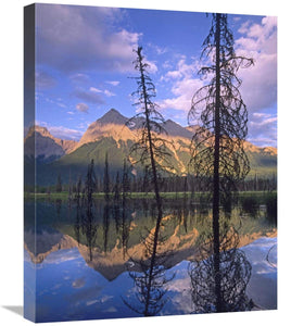 Chancellor Peak Reflected In Lake, Yoho National Park, Bc, Canada-Canvas Art-20X24