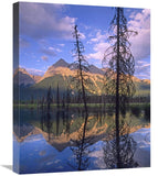 Chancellor Peak Reflected In Lake, Yoho National Park, Bc, Canada-Canvas Art-20X24