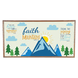 Faith Can Move Mountains Bulletin Board Set Educational 10 Pieces