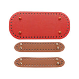 Zoomella 3Pcs Nail Bag Bottom Shaper Cushion Pad For Handmade Bags Red