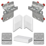 Cabinet Mounting Bracket Hanging Hardware - Adjustable Concealed Kitchen Cupboard Cabinet Wall-Mount Hanger - Pair of Heavy Duty
