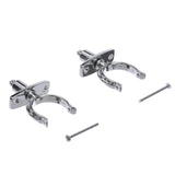 Seachoice Top-Mount Rowlock Set, Chrome-Plated Zinc, Includes 2 Rowlocks w/Locking Pins and Sockets