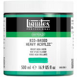 Liquitex Bio-Based Heavy Acrylic, 500ml (16.9-oz), Bright Aqua Green