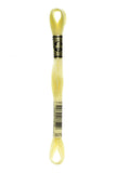 DMC 1173078 Mouline Stranded Cotton Six Strand Embroidery Floss Thread, Light Golden Yellow, 8.7Yard