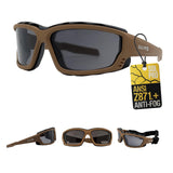 SOL PRO Powersports Goggle, Anti-Fog Safety Motorcycle Riding Sunglasses Foam padded, Dustproof, Windproof, Hunting, Hiking, Mow