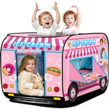 Britik Pop up Play Tent for Kids Aged 1-3 Years Old Boys and Girls : Ice Cream Playhouse Toy Play Tents for Toddlers 3-5 Kids Te
