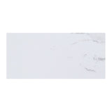 Palisade Interlocking Vinyl Waterproof Wall/Backsplash Tiles for Kitchen or Bathroom in Carrara Marble (4.5x11 in. Sample)