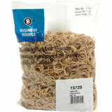 Business Source 15725 Rubber Bands,Size 10,1 lb./BG,11/4Inch x1/16Inch ,Natural Crepe