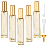 Segbeauty 0.34oz Mini Spray Bottles Empty, 2pcs 10ml Glass Perfume Bottles Refillable, Yellow Perfume Atomizer Travel Sprayer, S