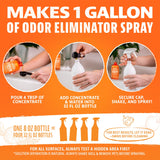 Angry Orange Pet Odor Eliminator For Home - 8Oz Dog And Cat Pee Smell Remover For Carpet, Grass, Tile And Furniture - Citrus Con