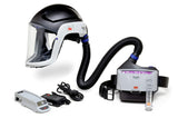 3M PAPR Respirator, Versaflo Powered Air Purifying Respirator Kit, TR-300N+ HIK, Heavy Industry, Hard Hat Assembly, All-in-One R