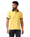 Toplot Men'S Regular Fit Polo T-Shirt (Sqaure-Polo-5180-Yellow-M),Yellow,,B0CY5GY361