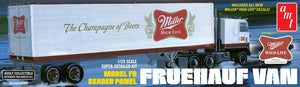 Amt Fruehauf 40 Semi Trailer (Miller Beer) 1:25 Scale Model Kit