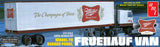 Amt Fruehauf 40 Semi Trailer (Miller Beer) 1:25 Scale Model Kit
