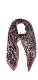 Icw WomenS Uv Protection Abstract Floral Printed Cotton Long Scarf Stoles Shawl Dn1923 (White)