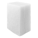 10 Pack of White Non Scratch NonWoven Pads for Cleaning/Polishing and Multi Purpose Use in Your Home Workshop or DIY Garage Sh