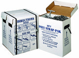 Nifty Products SPSPKIT 252 Piece Polypropylene Portable Strapping Kit, 3000 Length x 1/2 Width Coil, Black