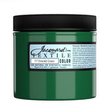 Jacquard Fabric Paint for Clothes 8 Oz Textile Color Emerald Green Leaves Fabric Soft Permanent and Colorfast Professi