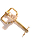 Hard-to-Find Fastener 014973159511 Swivel Hitch Pin, 3/8 x 4-1/4-Inch, Yellow Tint