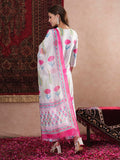 Gosriki Women'S Rayon Blend Straight Printed Kurta With Pant & Dupatta (Ziggi White-Vks01-Gs_M_White_Medium),White,,B0DM1VP2VX