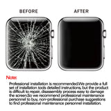 Zgxhga Compatible with Apple Watch Series 4 44mm Screen Replacement - Front LCD Glass Lens Replacement Repair Kit & Watch Glass