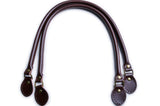 Wento Pair 19 Inches Purses Straps,Cowhide Leather Purse Handles,Genuine Leather Handles,Cowhide Leather Purses Straps,Soft Cow 