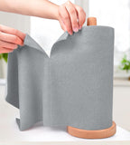 TAGPR 20pcs Microfiber Cleaning Cloth roll for car Cleaning Bike Laptop Kitchen Glasses Reusable 25x25cm TearAway Absorbent Tow